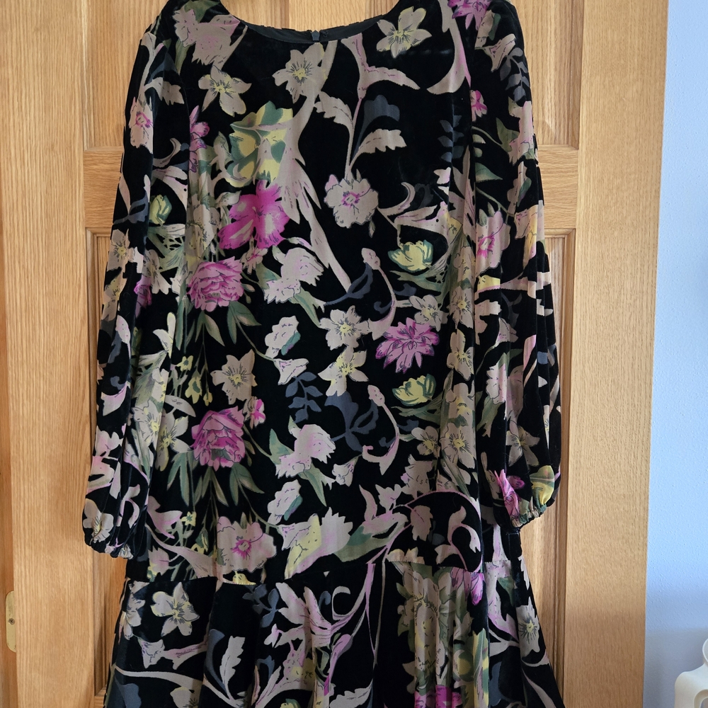 Eliza J Pink and Purple Ruffled Tiered Sundress